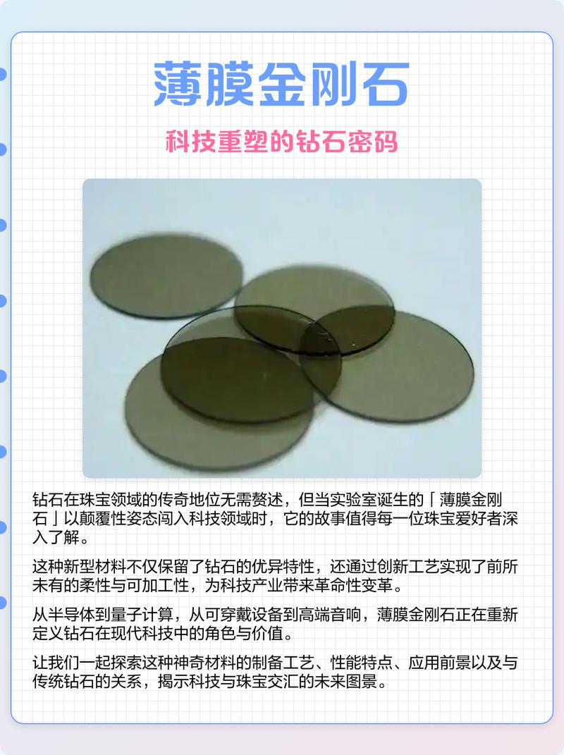 薄膜金刚石:科技重塑的钻石密码